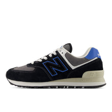 574 - Black with blue agate