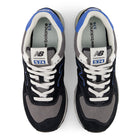 574 - Black with blue agate