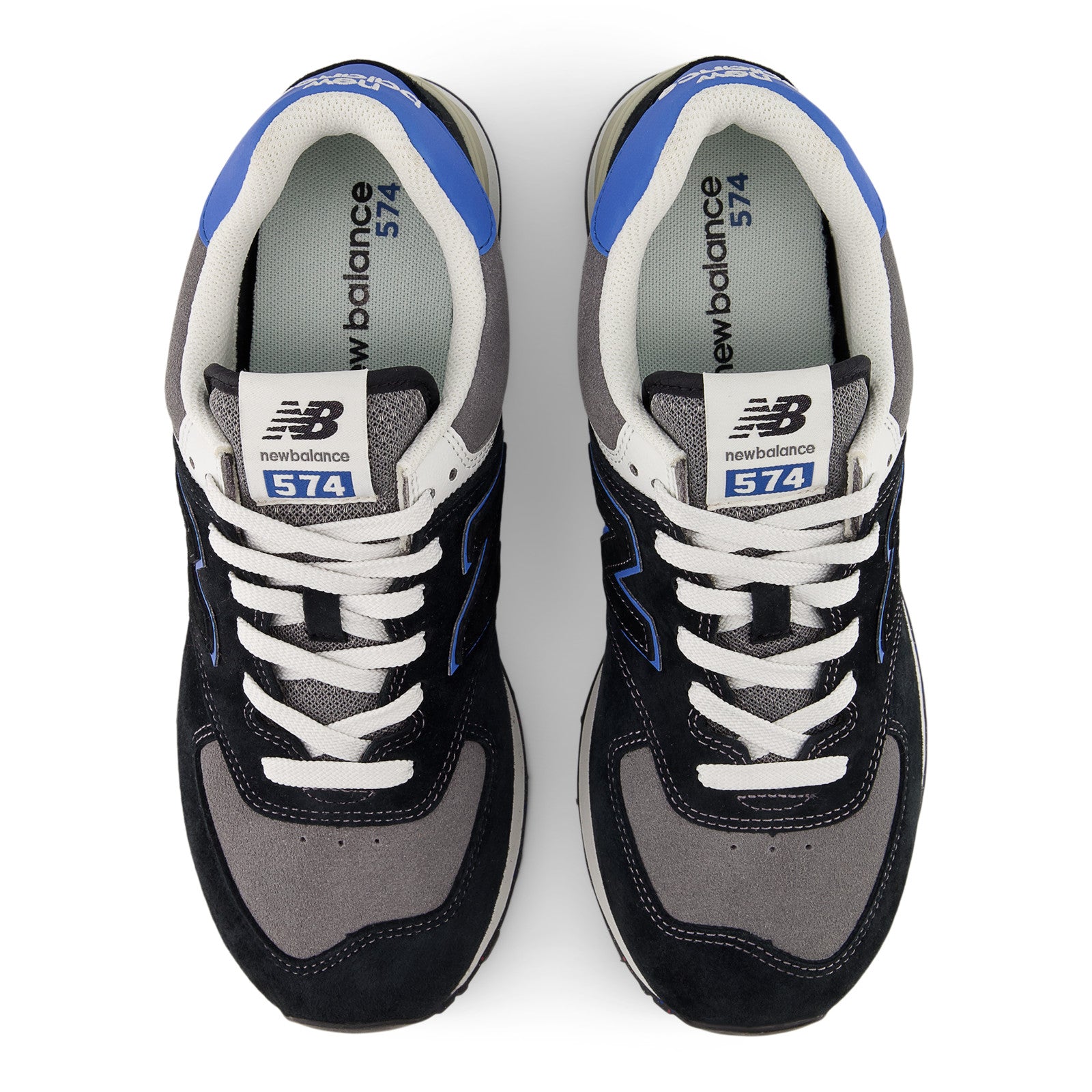 574 - Black with blue agate