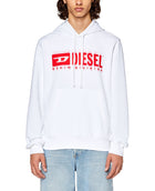 Diesel White S-Ginn-Hood-L5 Sweat-Shirt