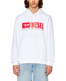 Diesel White S-Ginn-Hood-L5 Sweat-Shirt