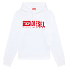 Diesel White S-Ginn-Hood-L5 Sweat-Shirt