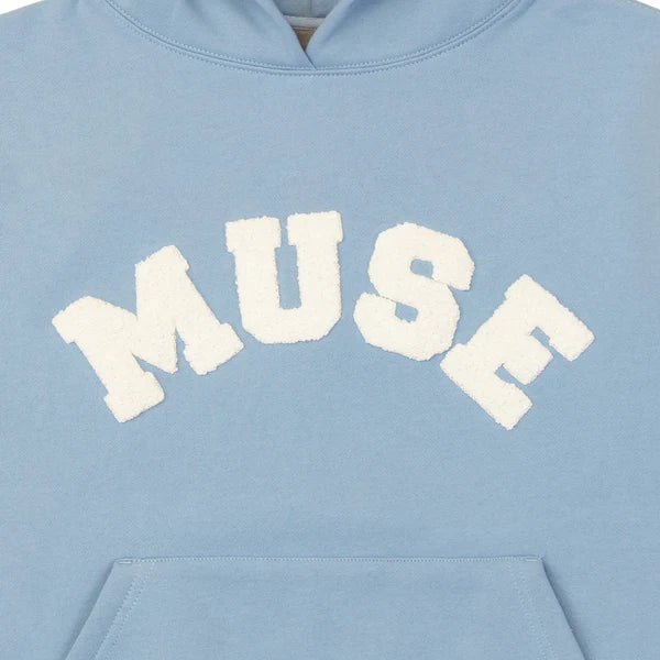Heavyweight Chenille Hoodie - Celeste