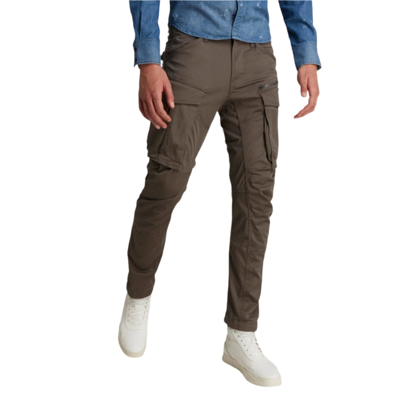 Rovic Zip 3D Regular Tapered Pants - Grey