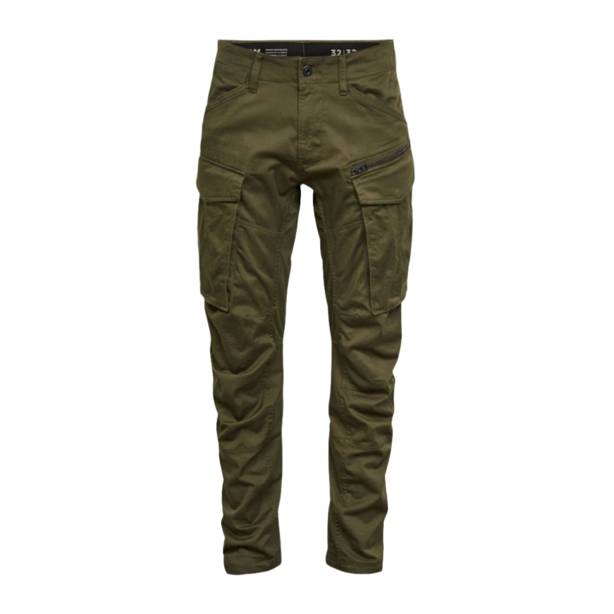 Rovic Zip 3D Regular Tapered Pants - Green