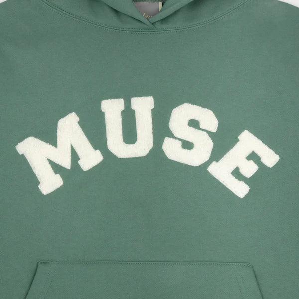 Heavyweight Chenille Hoodie - Teal