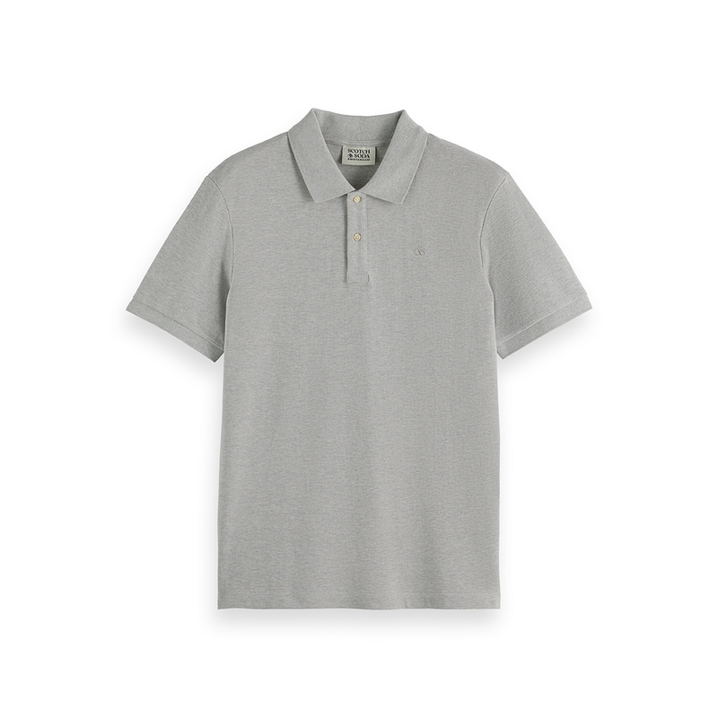Logo Pique Polo - Gray