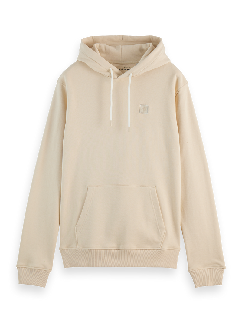 Parchment Essential Logo Badge Hoodie