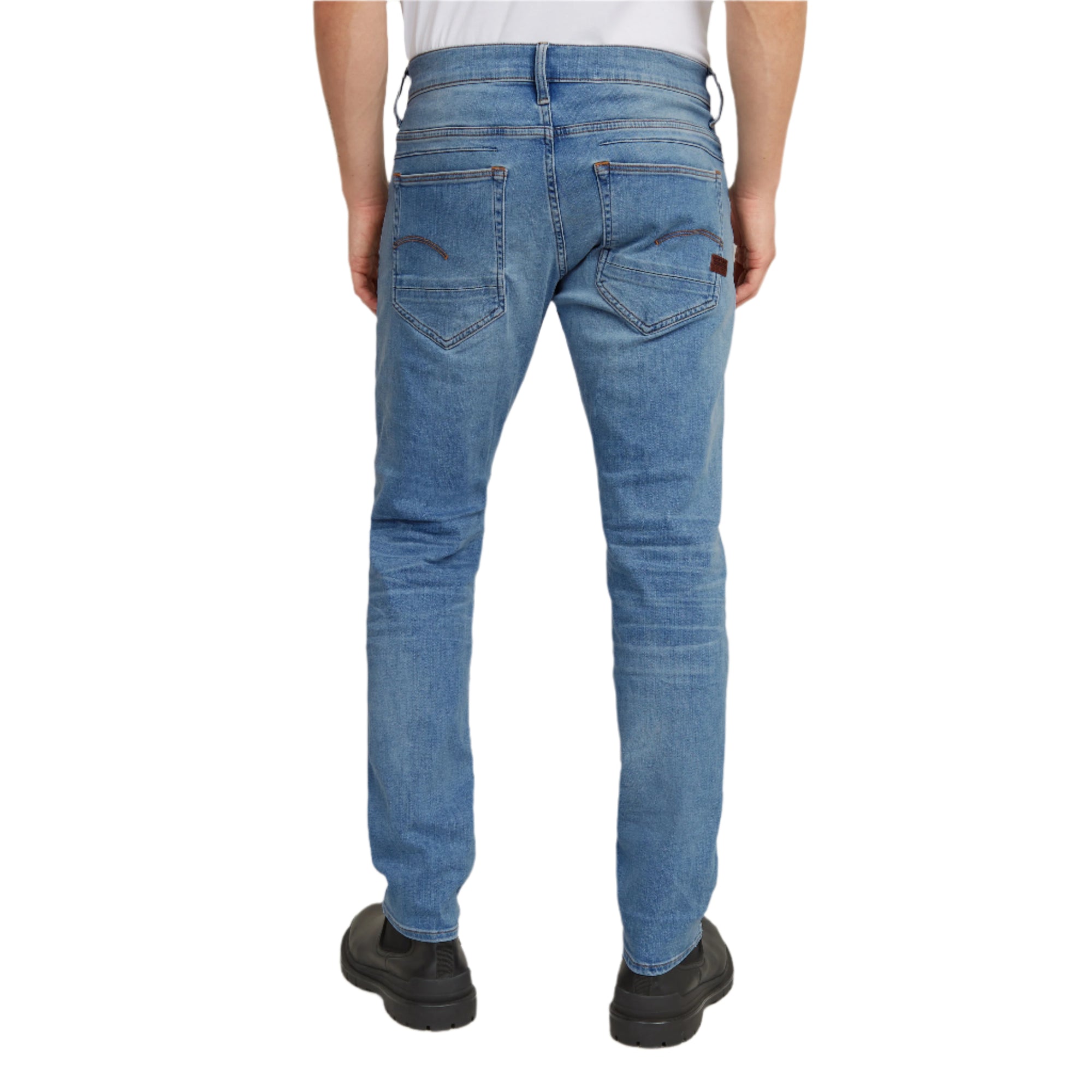 D-Staq 5-Pocket Slim Jeans - Light Blue