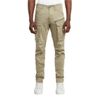 Rovic Zip 3D Regular Tapered Pants - Beige