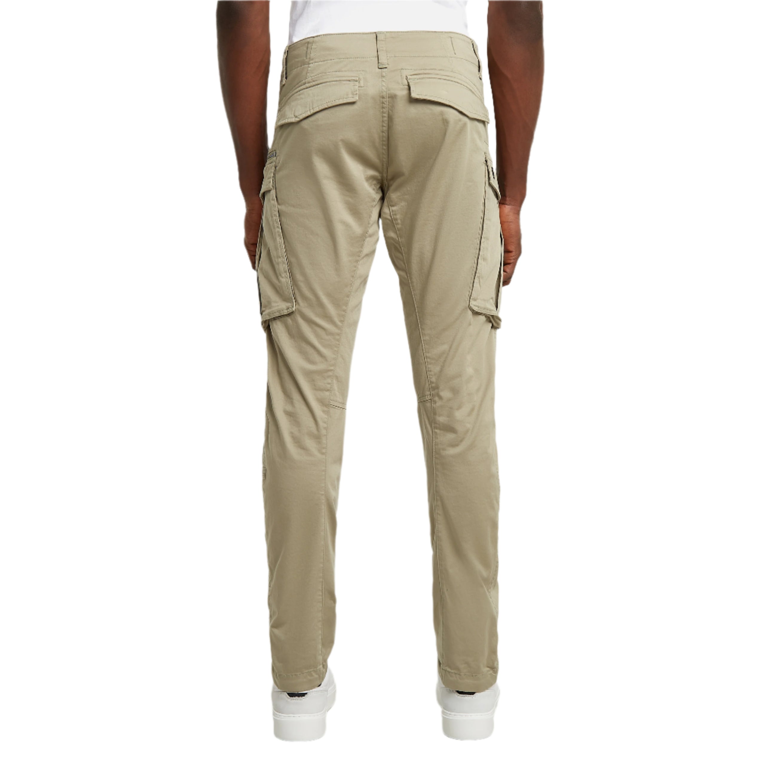 Rovic Zip 3D Regular Tapered Pants - Beige