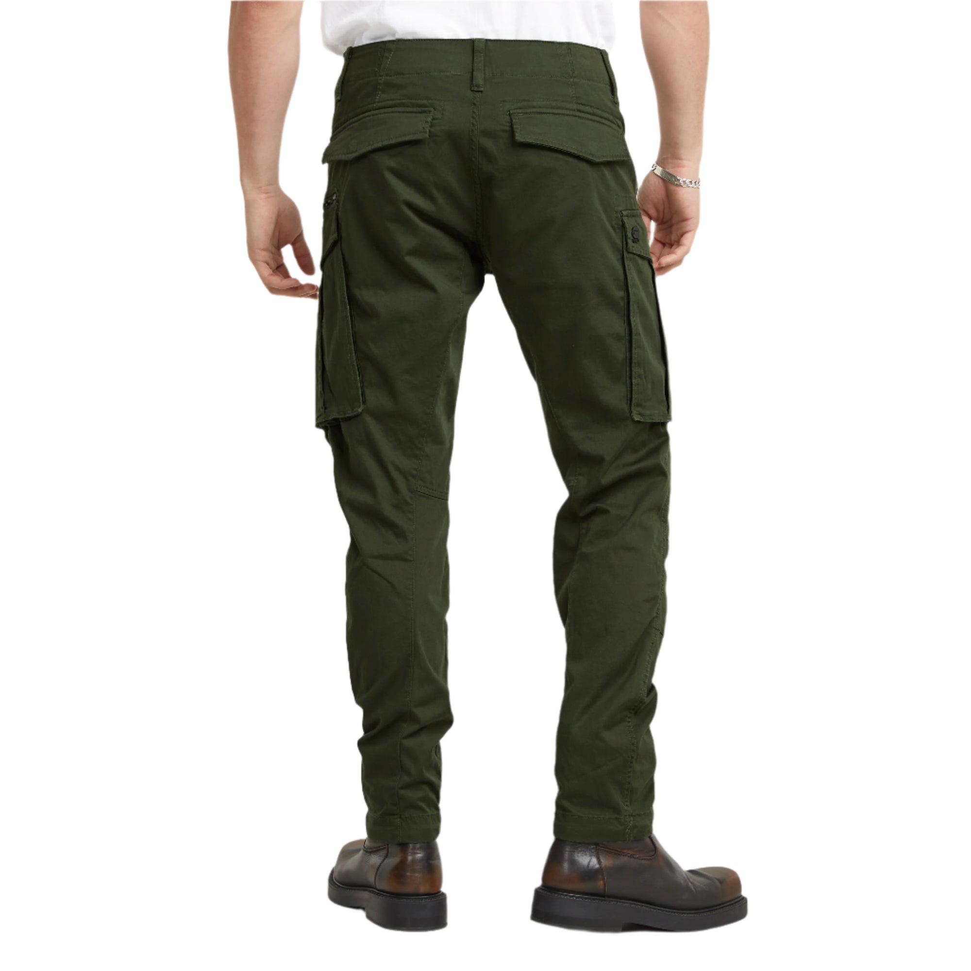 Rovic Zip 3D Regular Tapered Pants - Green