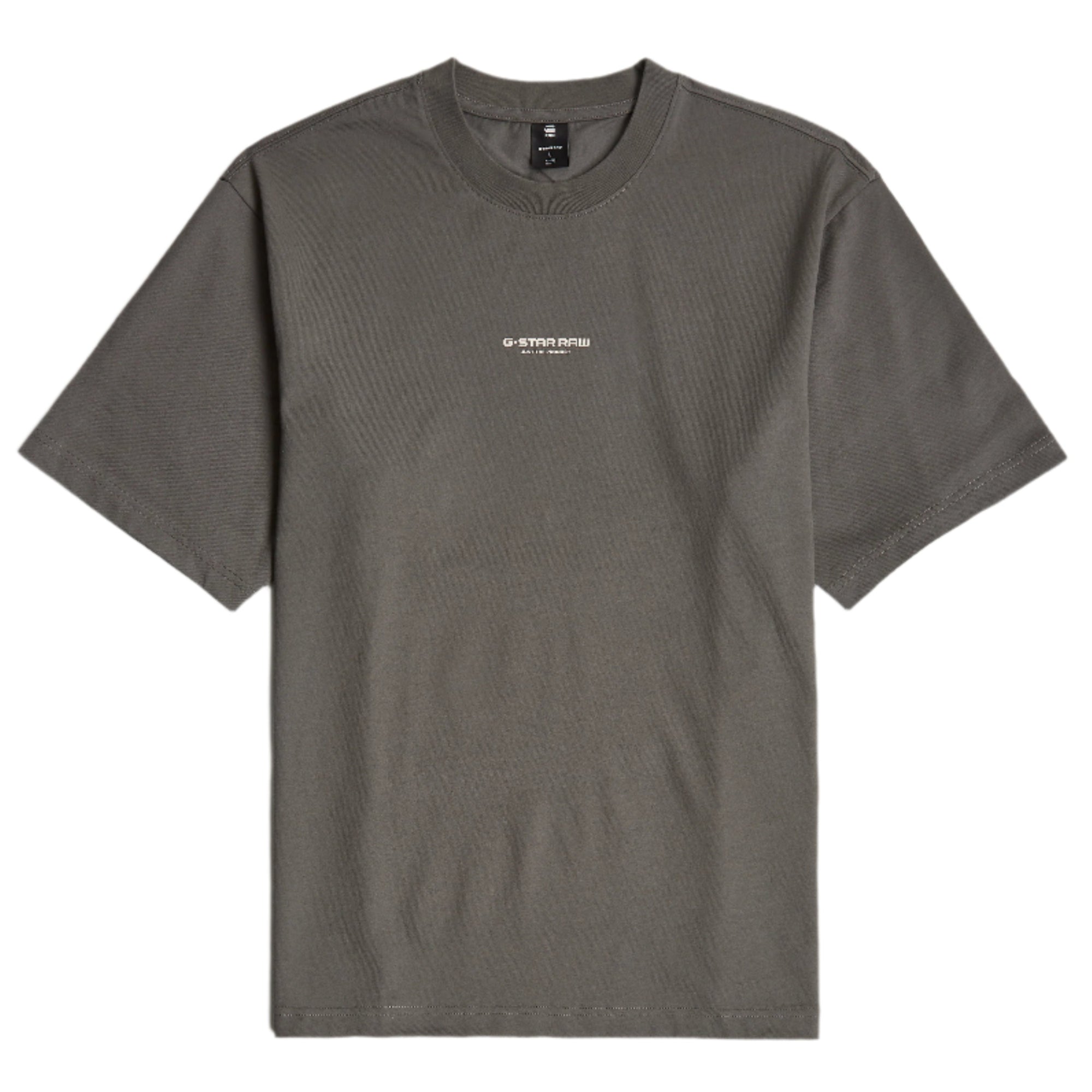 Grey Center Chest Boxy T-Shirt