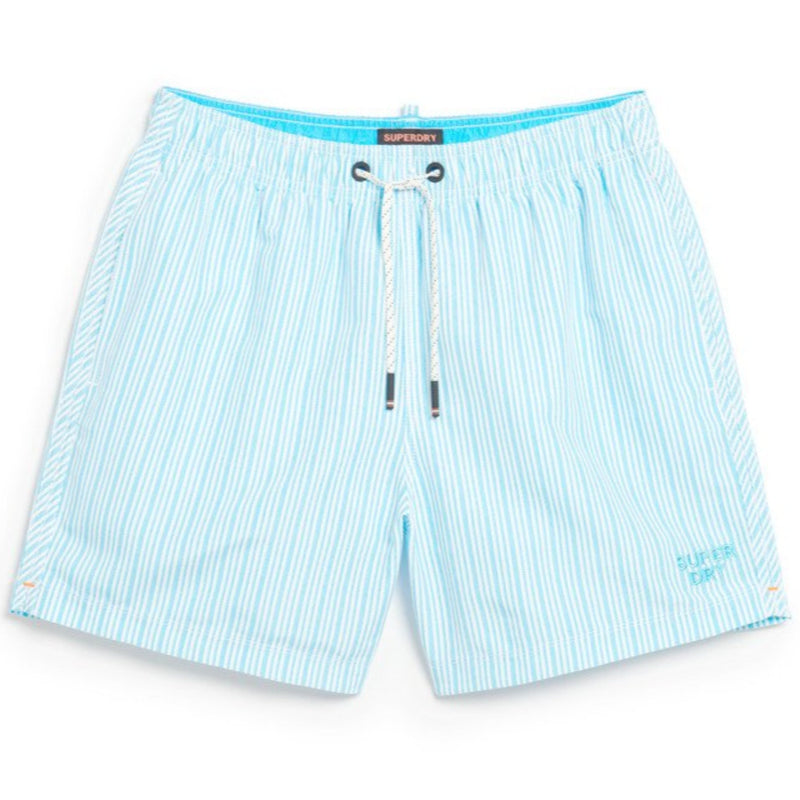Blue Printed Swim Short