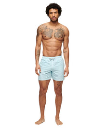 Blue Printed Swim Short