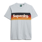Sea Salt Blue Cali Striped Logo T-Shirt